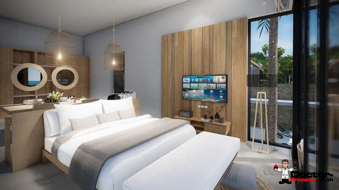 Spacious 3 Bedroom Pool Villa with Sea View in Mae Nam, Koh Samui – For Sale